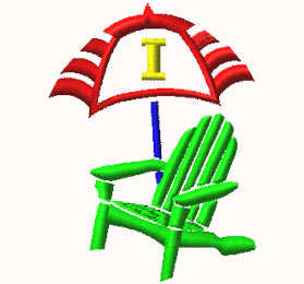 Adirondak Chair - Umbrella - I
