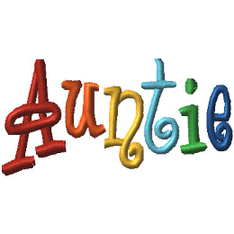 Auntie - Curlie Letters