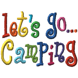 Let's Go…Camping - Curlie Letters