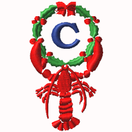 Lobster with Wreath - C