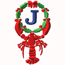 Lobster with Wreath - J