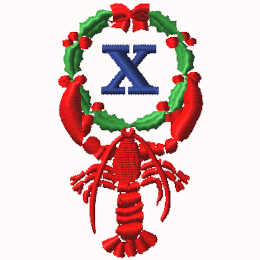 Lobster with Wreath - X