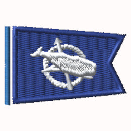 Nantucket Flag - Medium 1.97" x 1.27"