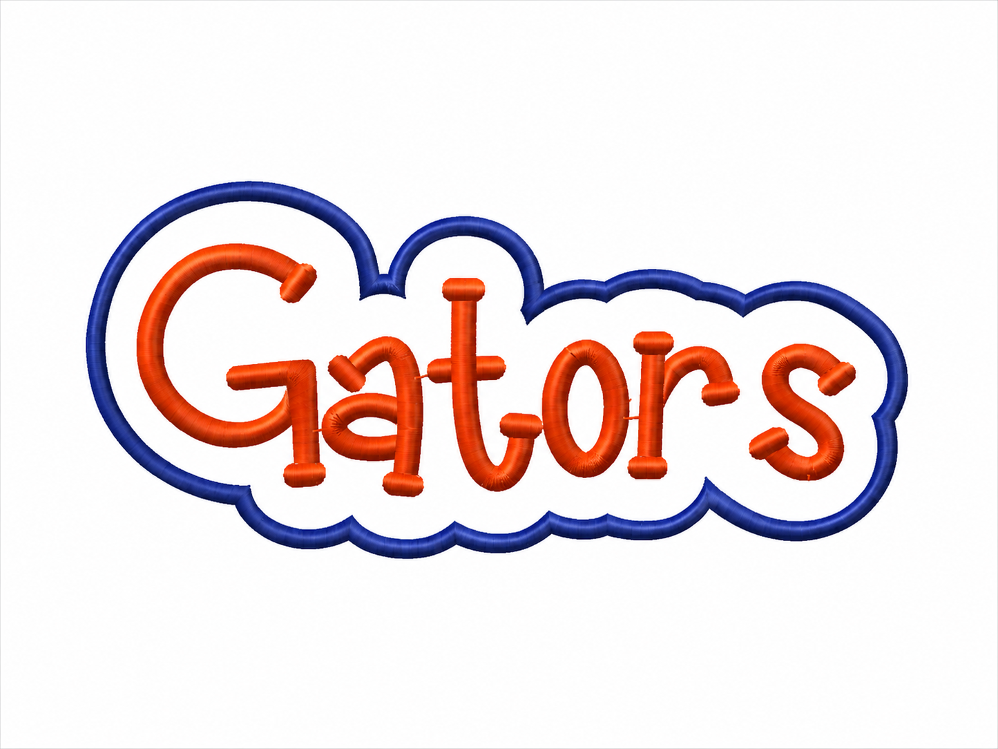 Gators - Outlined Word - 7.46" W