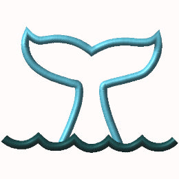 Whale Tail 3 Digital Embroidery Design