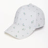 Nantucket Basket Embroidered Cap | All-Over Floral Print | Coastal Gift