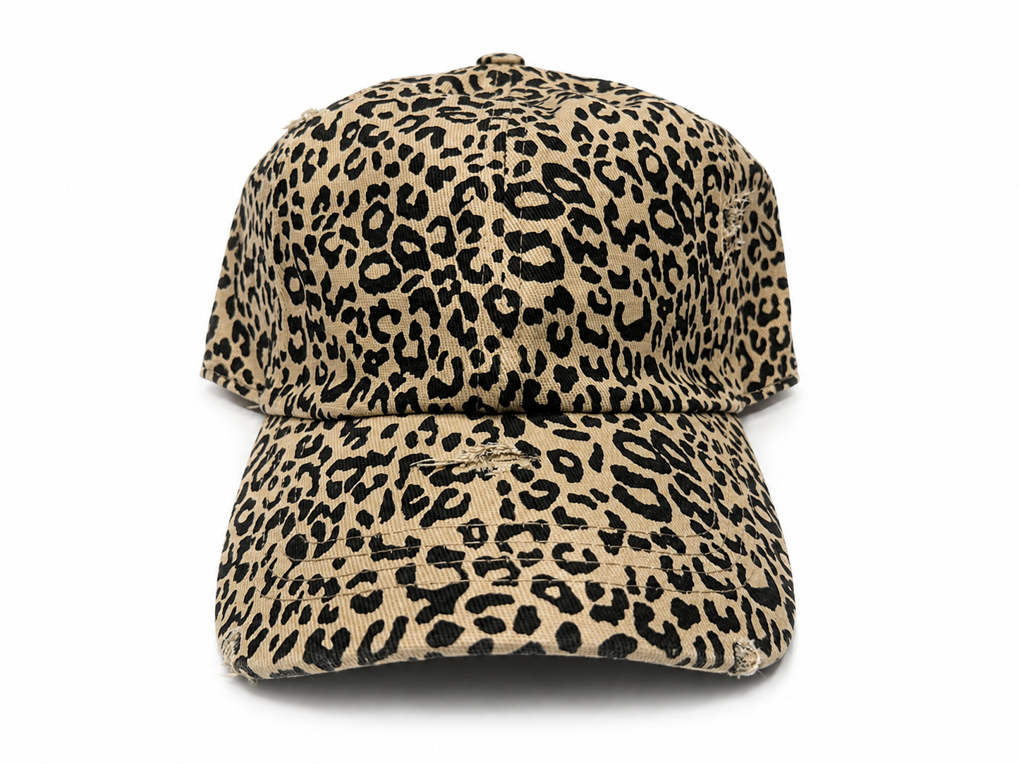 904 Embroidered Cap | All-over Leopard Print | Northeast Florida Gift