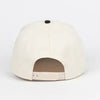 904 Embroidered Cap | Cream Crown & Leopard Print Visor | Northeast Florida Gift