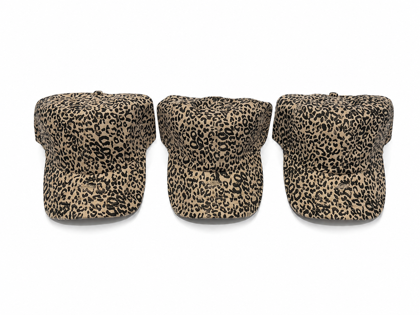 904 Embroidered Cap | All-over Leopard Print | Northeast Florida Gift