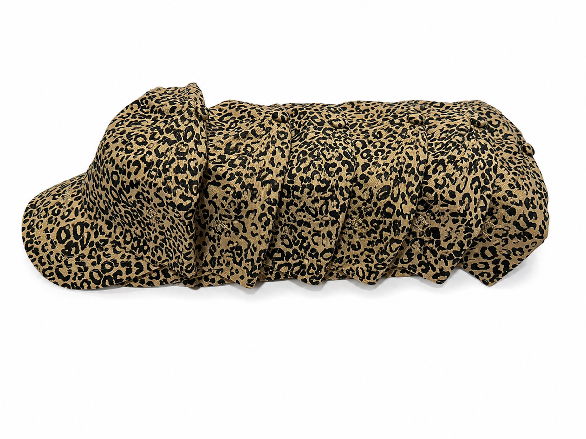 904 Embroidered Cap | All-over Leopard Print | Northeast Florida Gift