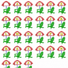 Adirondack Chair Umbrella Monogram Collection of 27 Designs A-Z Alphabet and Blank Digital Embroidery Designs