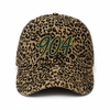 904 Embroidered Cap | All-over Leopard Print | Northeast Florida Gift