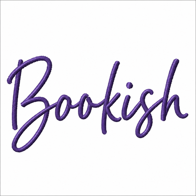 Bookish Machine Embroidery Design | Digital Download