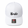 Bride Embroidered Cap | White Richardson 112 Trucker Hat | Bachelorette & Wedding Gift
