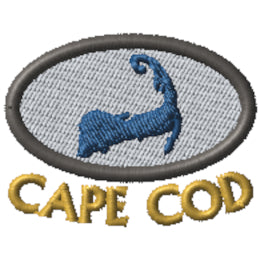 Cape Cod Oval - Arched Letters