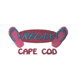 Cape Cod Flip Flops - RELAX in Oval