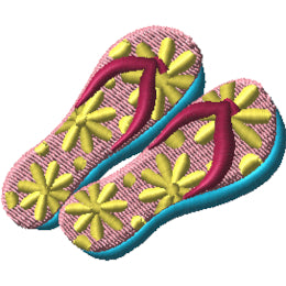 Flip Flops - Flowers
