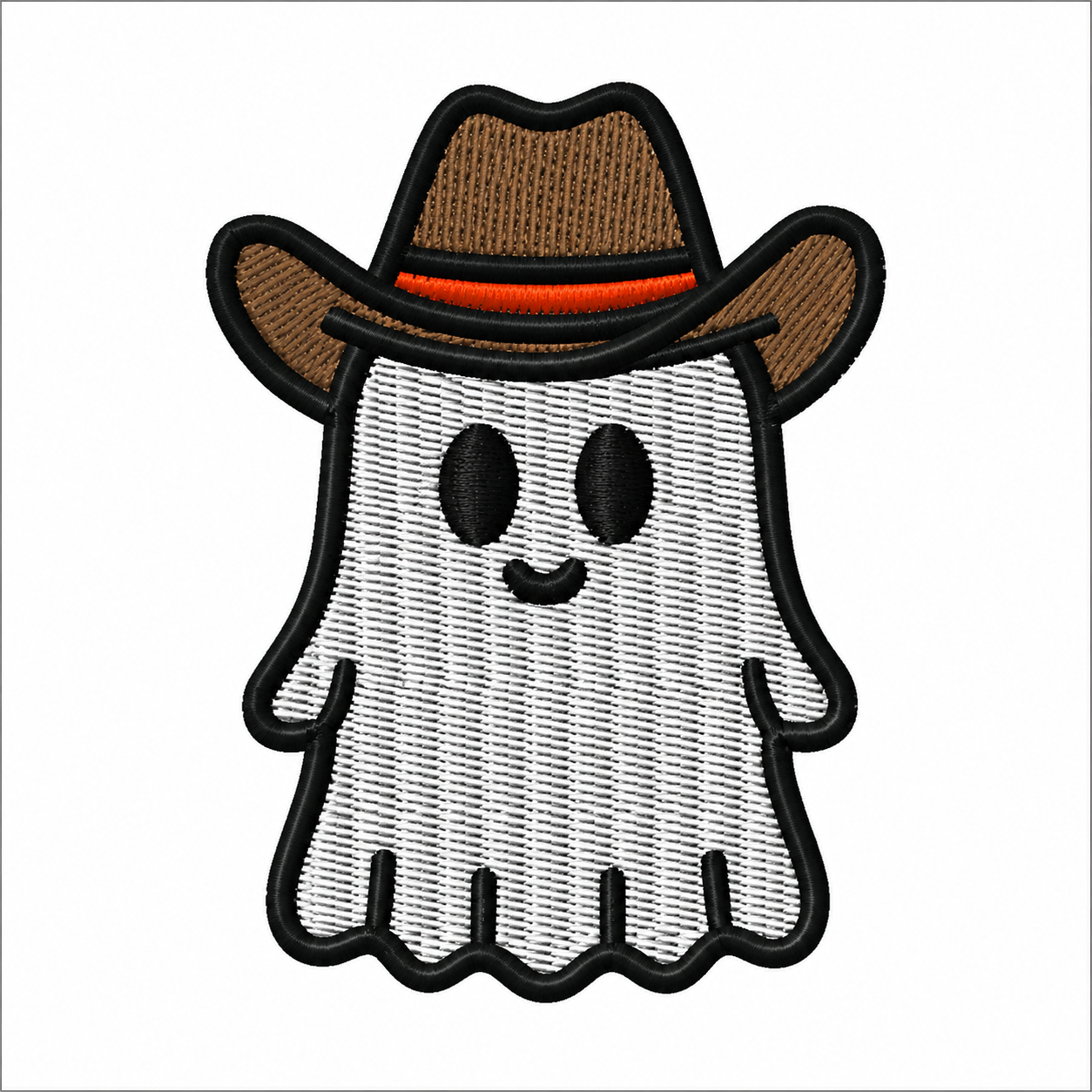 Halloween Cowboy Ghost Digital Embroidery Download
