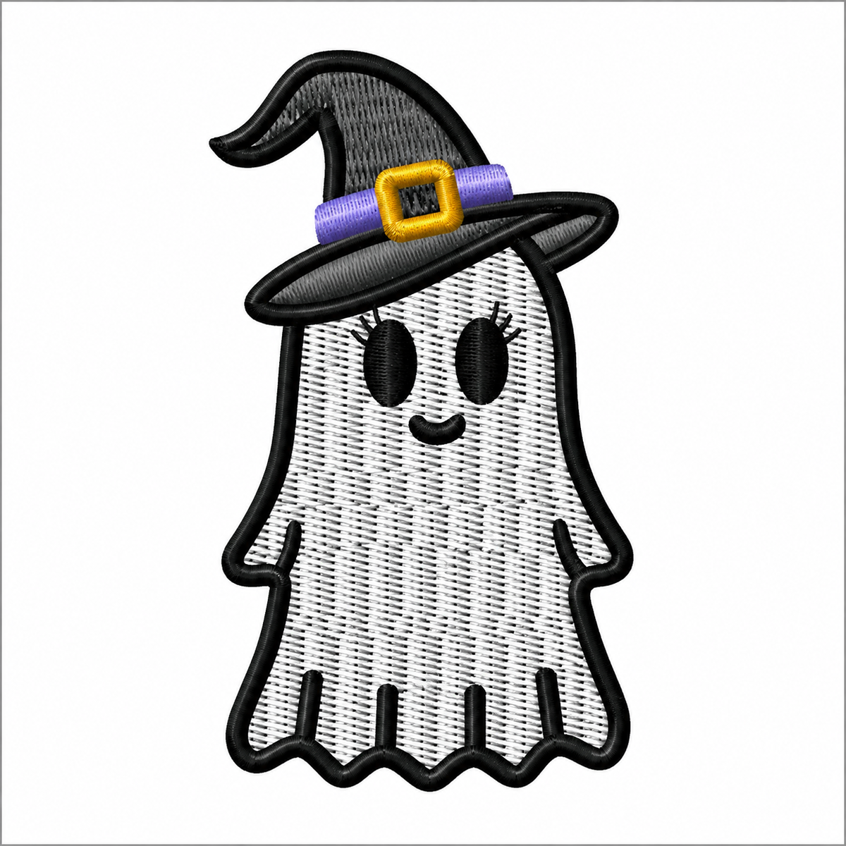 Halloween Collection of 6 Ghost Designs Pirate Cowboy Witch Devil Girl Boy Trick or Treat Digital Embroidery Download