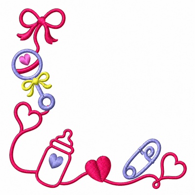 Girl Corner Hearts