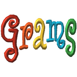 Grams - Curlie Letters