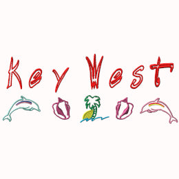 Key West with Icons - Full Front Design