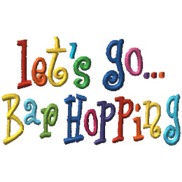 Let's Go…Bar Hopping - Curlie Letters
