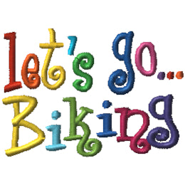 Let's Go…Biking - Curlie Letters