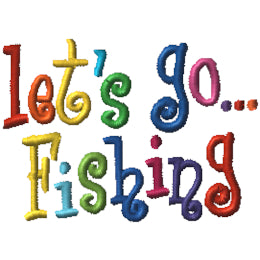 Let's Go…Fishing - Curlie Letters