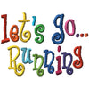 Let's Go…Running - Curlie Letters