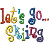 Let's Go…Skiing - Curlie Letters