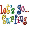 Let's Go…Surfing - Curlie Letters