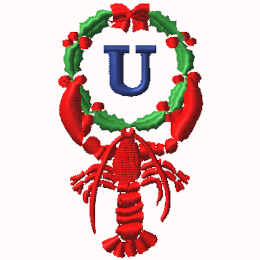 Lobster with Wreath - U