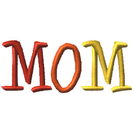MOM - Curlie Letters