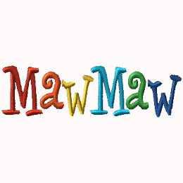 MawMaw - Curlie Letters