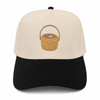 Nantucket Basket Embroidered Cap | Black Visor | Classic Coastal Gift