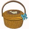 Nantucket Basket Ribbon Bow Wedding Design