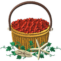 Nantucket Basket with Cranberries