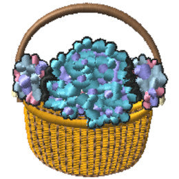 Nantucket Basket with Hydrangeas