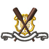 Nautical Crest with Crossed Oars