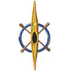Kayak Oars Crest Machine Embroidery Design | Digital Download
