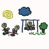 Playground Machine Embroidery Design | Digital Download
