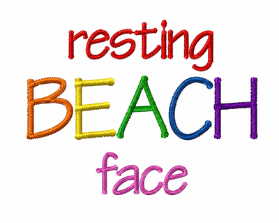 Resting Beach Face - Cap Design