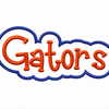 Gators - Outlined Word - 7.46" W