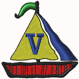 Sailboat Monogram Collection of 27 Designs A-Z Alphabet and Blank Sail Custom Digital Embroidery Designs