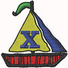 Sailboat Monogram Collection of 27 Designs A-Z Alphabet and Blank Sail Custom Digital Embroidery Designs