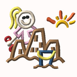 Sand Castle - Girl