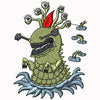 Sea Monster Machine Embroidery Design | Digital Download