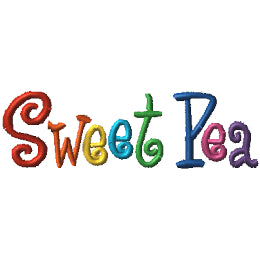 Sweet Pea - Curlie Letters