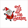 ’Tis The Season Santa Machine Embroidery Design | Digital Download